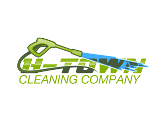 H-TOWN CLEANING COMPANY logo design by serprimero