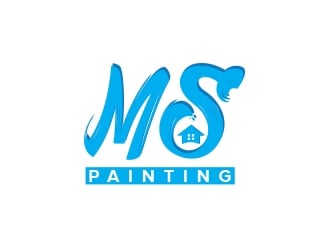 M.S. Painting logo design by heba