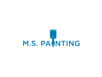 M.S. Painting logo design by logitec