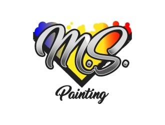 M.S. Painting logo design by blink