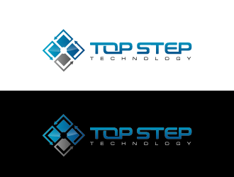 Top Step Technology logo design by Chlong2x