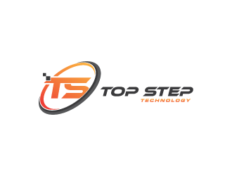 Top Step Technology logo design by Chlong2x