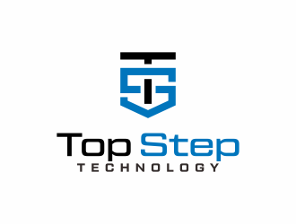 Top Step Technology logo design by ingepro