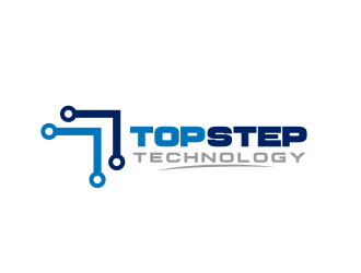 Top Step Technology logo design by serprimero