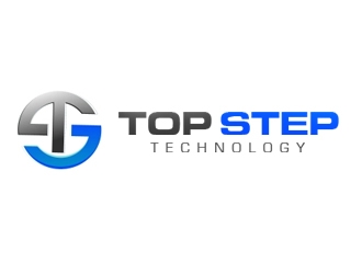 Top Step Technology logo design by gilkkj