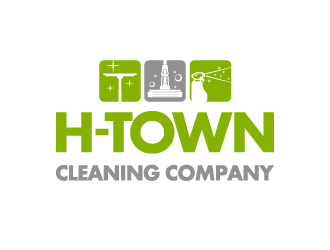 H-TOWN CLEANING COMPANY logo design by PRN123