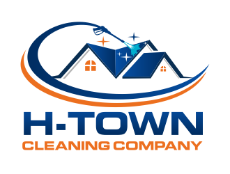 H-TOWN CLEANING COMPANY logo design by aldesign