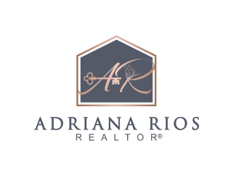 Adriana Rios, REALTOR® logo design by nona