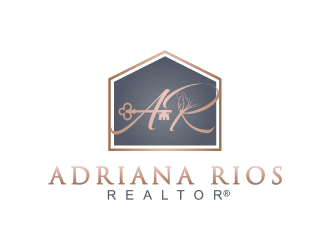 Adriana Rios, REALTOR® logo design by nona