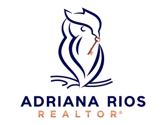 Adriana Rios, REALTOR® logo design by MonkDesign