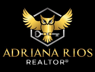 Adriana Rios, REALTOR® logo design by MonkDesign