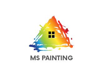 M.S. Painting logo design by NagCreative