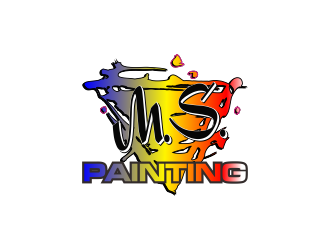 M.S. Painting logo design by N3V4