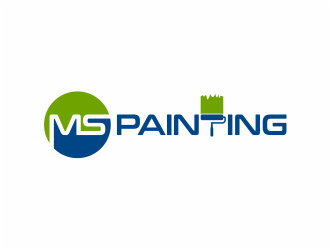 M.S. Painting logo design by mutafailan