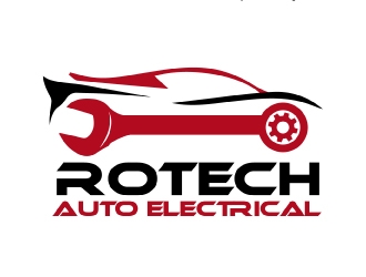 Rotech Auto Electrical logo design by AamirKhan