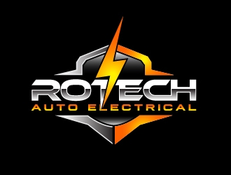 Rotech Auto Electrical logo design by Marianne