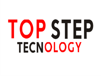 Top Step Technology logo design by kitaro