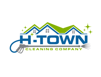 H-TOWN CLEANING COMPANY logo design by Andri