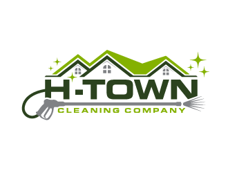 H-TOWN CLEANING COMPANY logo design by Andri