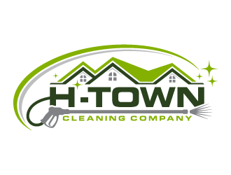 H-TOWN CLEANING COMPANY logo design by Andri