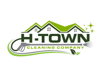 H-TOWN CLEANING COMPANY logo design by Andri