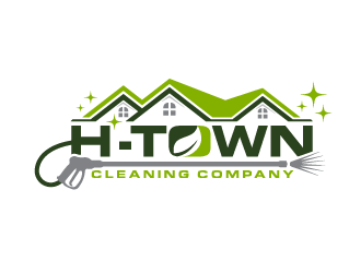 H-TOWN CLEANING COMPANY logo design by Andri