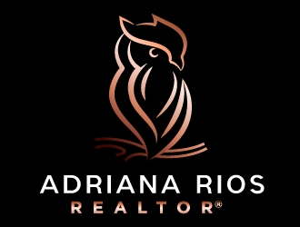 Adriana Rios, REALTOR® logo design by MonkDesign