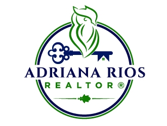 Adriana Rios, REALTOR® logo design by MonkDesign