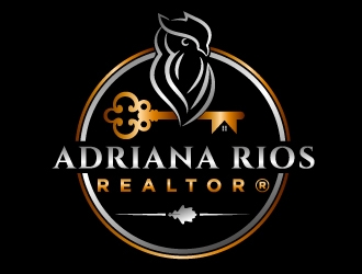 Adriana Rios, REALTOR® logo design by MonkDesign