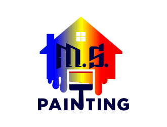 M.S. Painting logo design by Dhieko