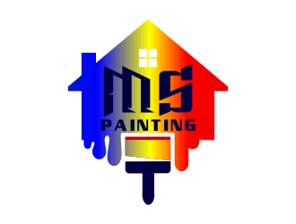 M.S. Painting logo design by Dhieko