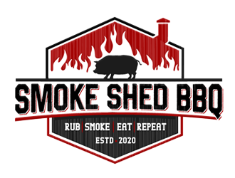 Smoke Shed BBQ logo design by megalogos