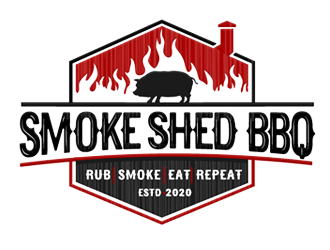 Smoke Shed BBQ logo design by megalogos