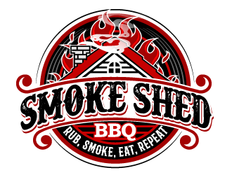 Smoke Shed BBQ logo design by THOR_