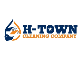 H-TOWN CLEANING COMPANY logo design by jaize