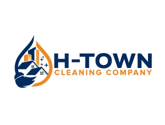 H-TOWN CLEANING COMPANY logo design by jaize