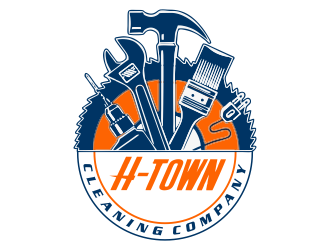 H-TOWN CLEANING COMPANY logo design by akhi