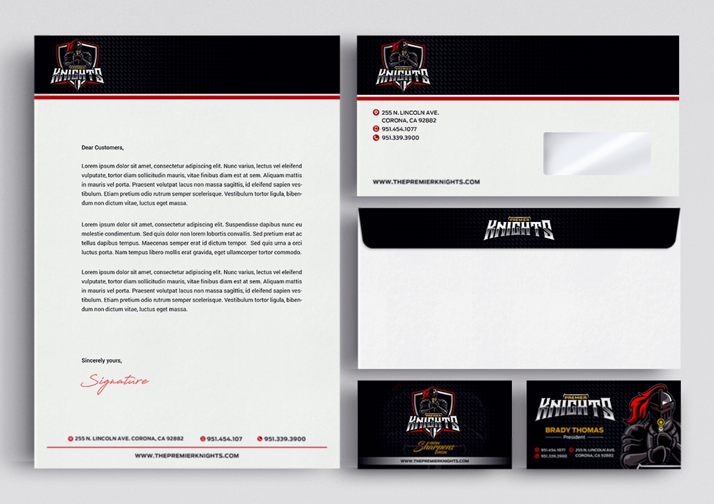 Premier Athletics Sports Academy AKA Premier Knights logo design by KHAI