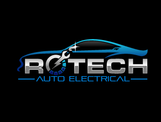 Rotech Auto Electrical logo design by THOR_