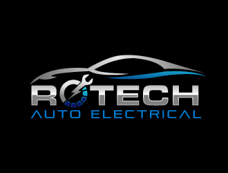 Rotech Auto Electrical logo design by THOR_