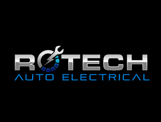 Rotech Auto Electrical logo design by THOR_