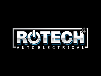 Rotech Auto Electrical logo design by Alfatih05