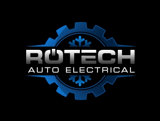 Rotech Auto Electrical logo design by kunejo