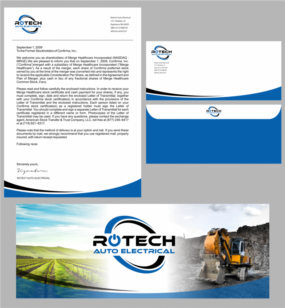 Rotech Auto Electrical logo design by cintoko