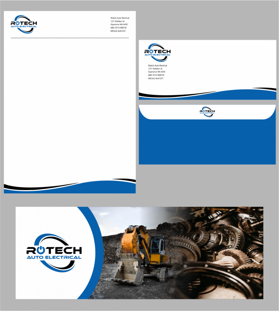 Rotech Auto Electrical logo design by cintoko