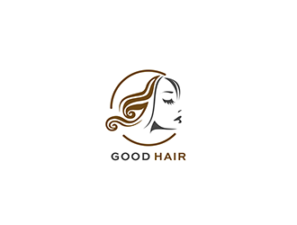 Good Hair logo design by enzidesign