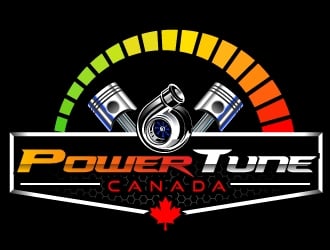 PowerTune Canada logo design by Suvendu