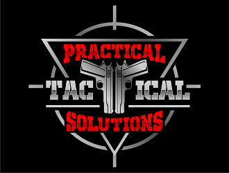 Practical Tactical Solutions  logo design by haze