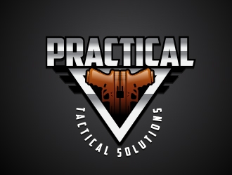 Practical Tactical Solutions  logo design by usashi