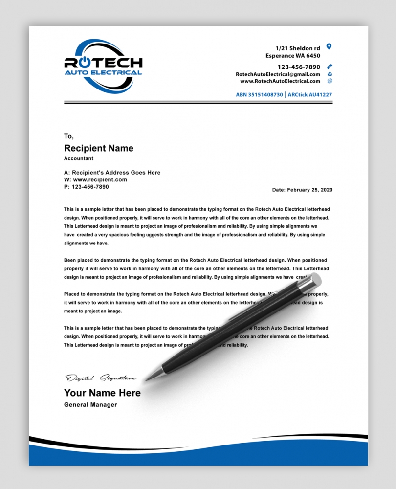 Rotech Auto Electrical logo design by abss